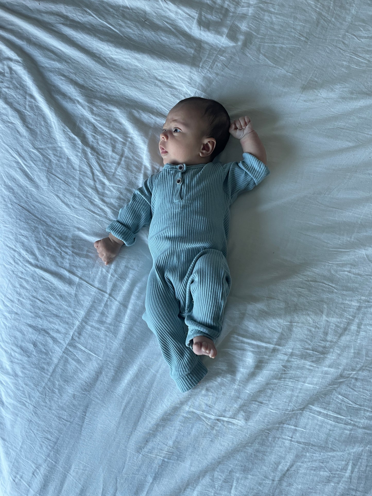 Amber Neutral Ribbed Onesies