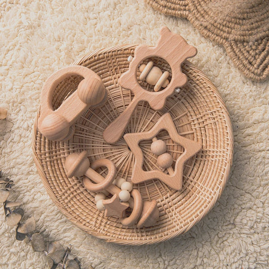 Bilson Baby Wooden Rattle